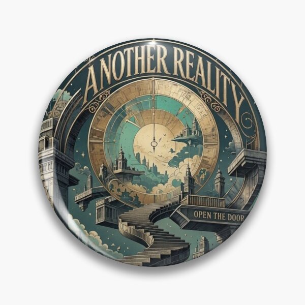 Item preview, Another Reality Open The Door | Surreal Gateway Staircase Art designed and sold by Dogandesighn.