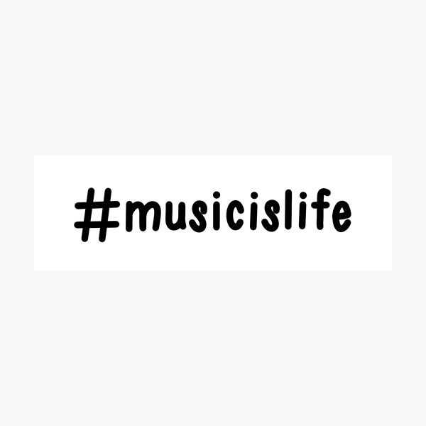 Item preview, #musicislife designed and sold by thatmusiclife.