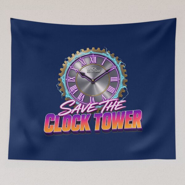 Item preview, Save The Clock Tower 1985 Lightning Bolt designed and sold by kimberlyhol.