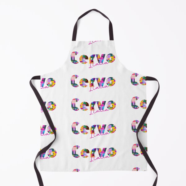 Item preview, Cervo, Imperia, Italy, Italia, colorful typography design for travellers designed and sold by Wanderful-roads.