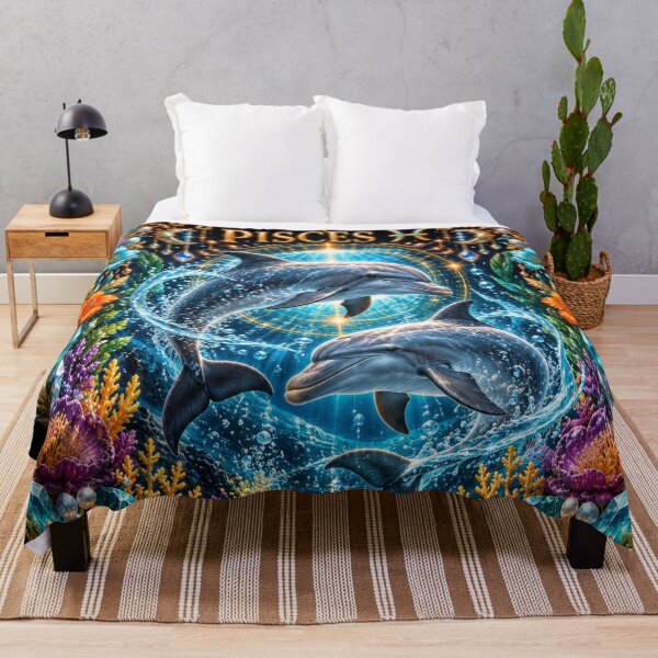 Item preview, Pisces Themed Zodiac Dolphins designed and sold by InezPhotography.