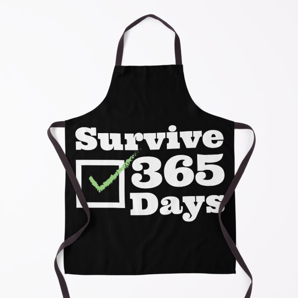 Item preview, Survive 365 Days | Minimalist Work & Life Survival designed and sold by crazydotdesigns.