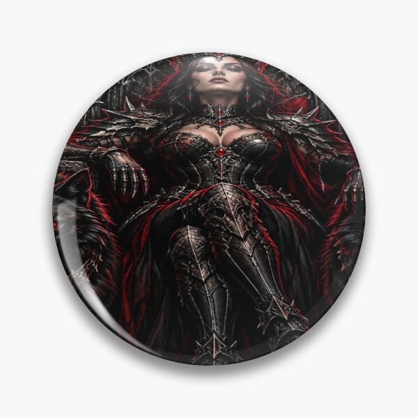 Item preview, The Dark Queen and Her Black Wolves | Gothic Dark Fantasy Art designed and sold by JMAVILA ART.
