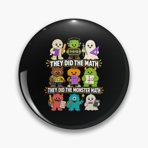 Item preview, Halloween Math Teacher Cute Monster Classroom Humor designed and sold by stmpdwrld.