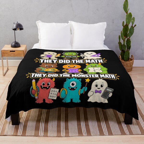 Artikelvorschau, Halloween Math Teacher Cute Monster Classroom Humor entworfen und verkauft von stmpdwrld.