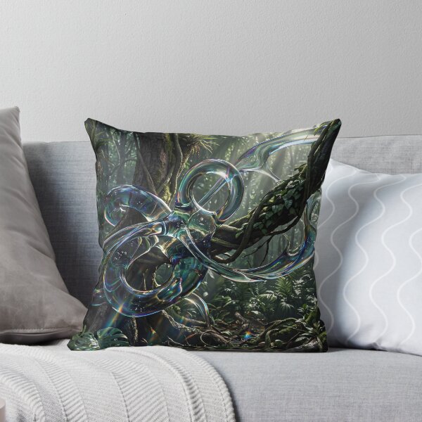 Item preview, Abstract Holographic Vines and Rainforest Sunbeams Art designed and sold by Elżbieta  Kaps.