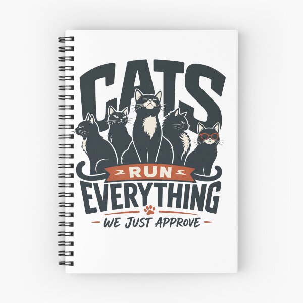 Item preview, Cats Run Everything, We Just Approve! – Funny Cat Lover Quote designed and sold by GoodPlaceToShop.