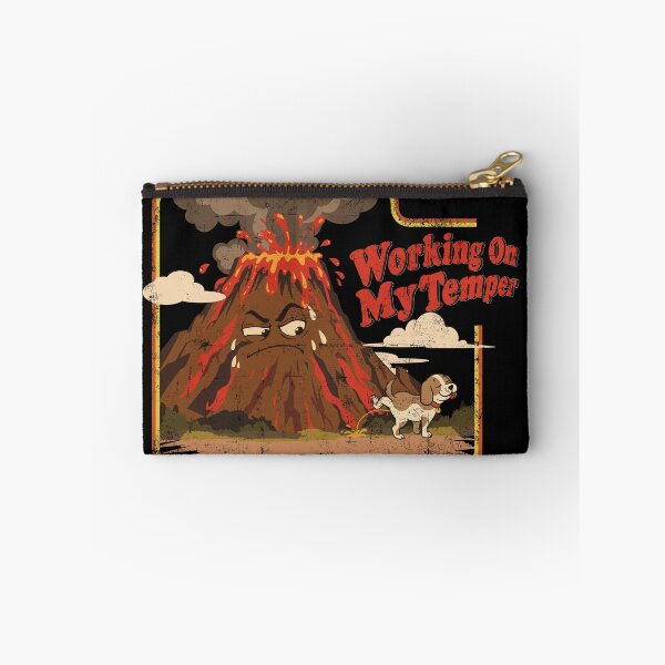 Item preview, Funny Volcano Anger Management Dog Art designed and sold by Moody Critters.