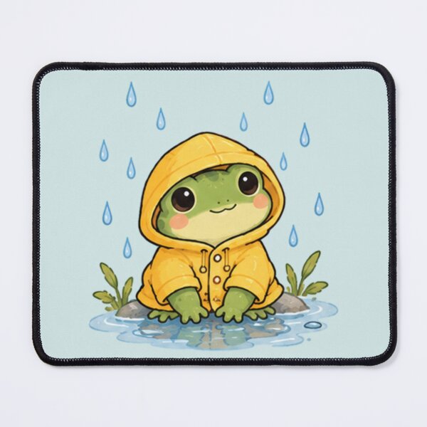 Item preview, Cute Rainy Day Frog designed and sold by MellowMunchkins.