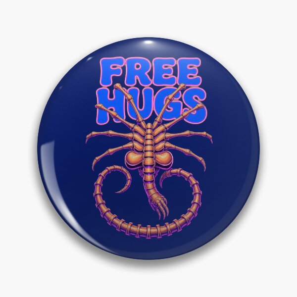 Item preview, Alien Parasite Face Hugger Funny Hugs Meme designed and sold by lucastabaker.