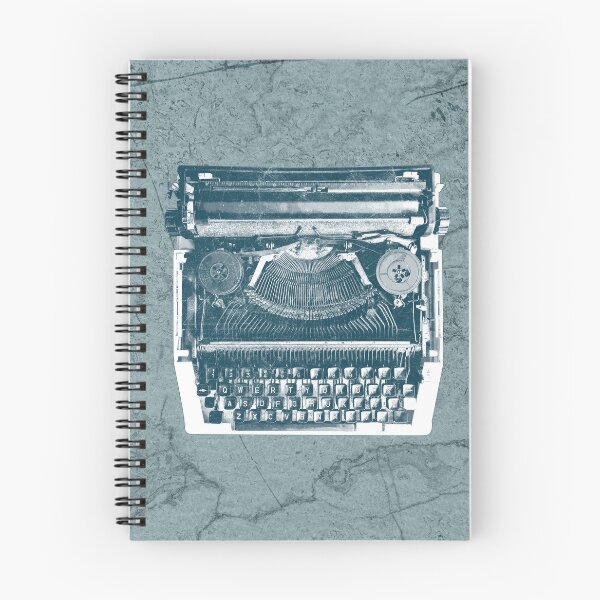 Item preview, Vintage Manual Typewriter Top View Typebars Keys Blue designed and sold by Ghoul Enterprises.