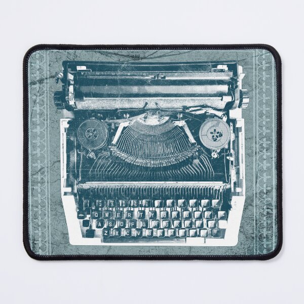 Item preview, Vintage Manual Typewriter Top View Typebars Keys Blue designed and sold by Ghoul Enterprises.