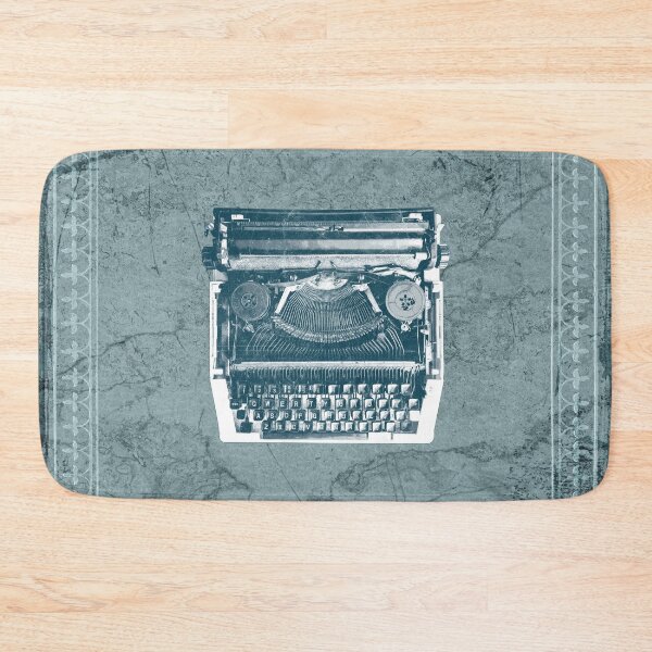 Item preview, Vintage Manual Typewriter Top View Typebars Keys Blue designed and sold by Ghoul Enterprises.
