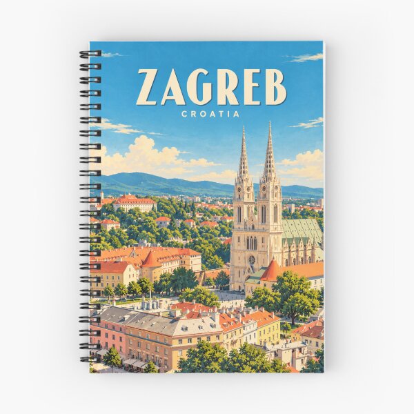 Item preview, Zagreb Vintage Croatian Capital City Art designed and sold by MichaeIRellov.