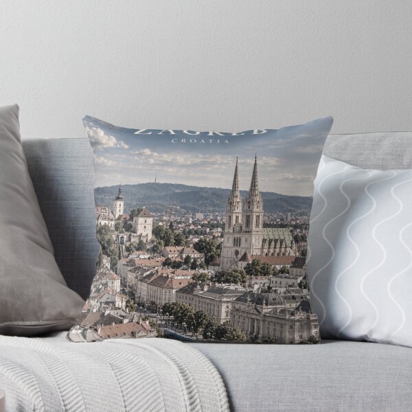 Item preview, Zagreb Cinematic Monochrome City Artwork designed and sold by MichaeIRellov.