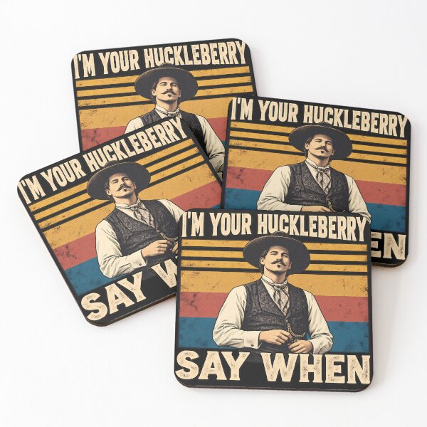 Item preview, I’m Your Huckleberry Say When Vintage Movie designed and sold by unicorns-art.