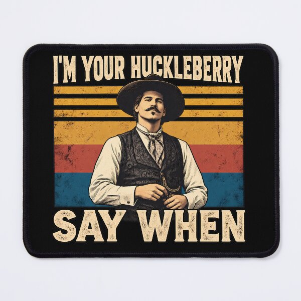 Item preview, I’m Your Huckleberry Say When Vintage Movie designed and sold by unicorns-art.