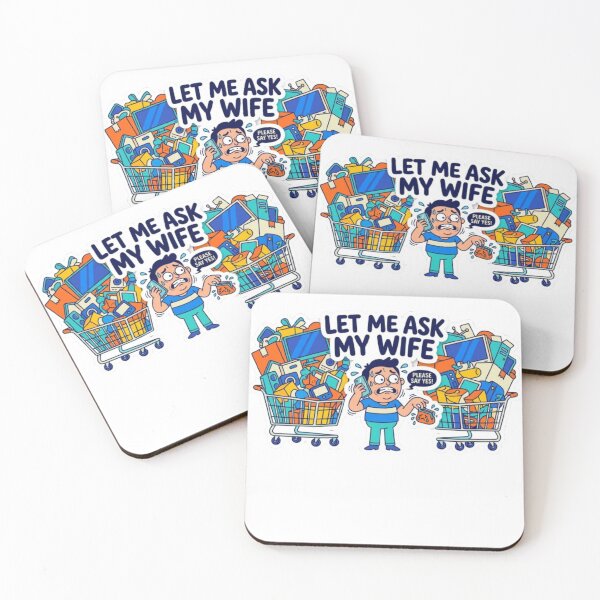 Item preview, let me ask my wife-honeymoon-funny husband-funny husband quote-funny husband wife quotes- designed and sold by heroes-one.