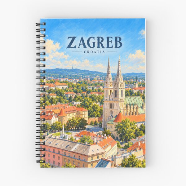 Item preview, Zagreb Painterly Croatian City Impression designed and sold by MichaeIRellov.