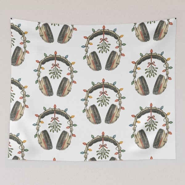 Item preview, Christmas Headphones – Vintage Holiday Music designed and sold by Nacho Average Designs.