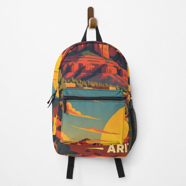 Item preview, Sedona Arizona – Vintage Red Rock Sunset Travel Poster designed and sold by LSVart.