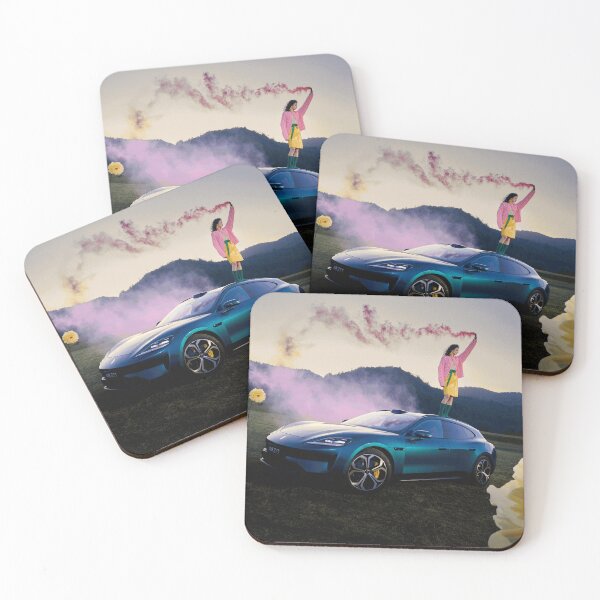 Item preview, Pink Smoke Car Editorial designed and sold by ArduyrWhenty.
