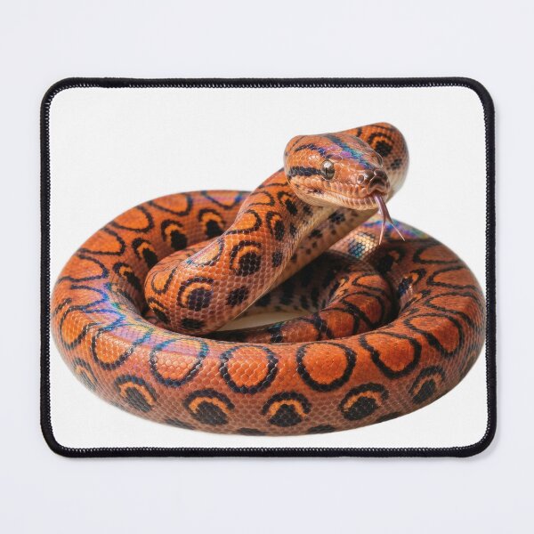 Item preview, Rainbow Boa – Iridescent Snake Portrait designed and sold by Helt-enkelt.