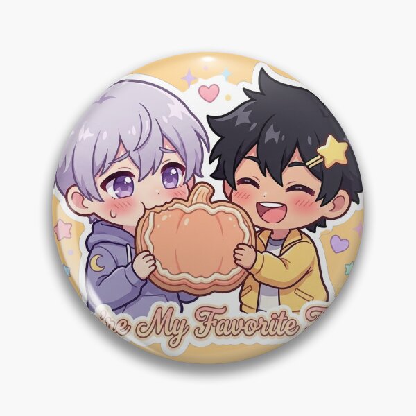 Item preview, Youre My Favorite Treat Cute BL Anime Couple Sticker designed and sold by Kawaii-Drip.