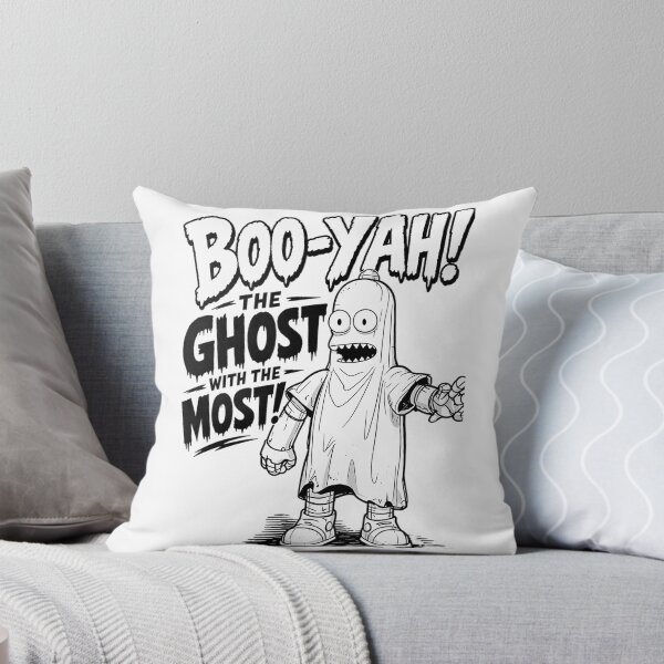 Item preview, Boo-Yah Ghost Halloween  Spooky Cartoon Monster designed and sold by Marshast.