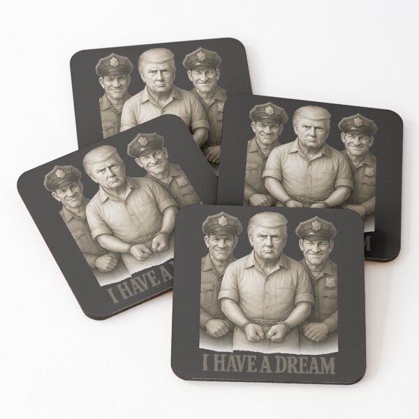 Item preview, Donald Trump Sepia Inmate Arrest Satire designed and sold by Voodoo Store Paranormal Collections.