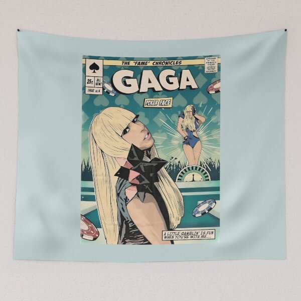 Item preview, Lady Gaga Poker Face Retro Comic Book designed and sold by Vicky021.