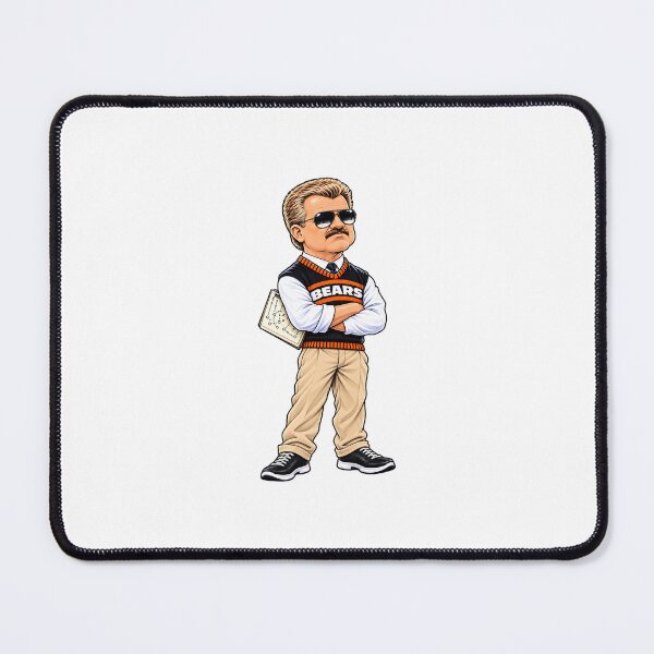 Item preview, Chibi Football Coach Sweater Vest Playbook Cartoon Art designed and sold by EdenChampl.