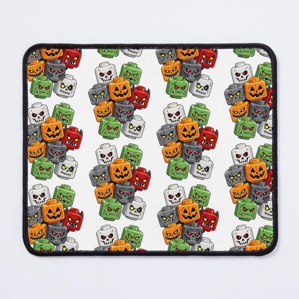 Item preview, Halloween Building Brick Head Pumpkin Ghost Zombie Friends comfort colors gift designed and sold by dennismarvin827.