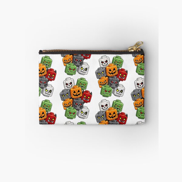 Item preview, Halloween Building Brick Head Pumpkin Ghost Zombie Friends comfort colors gift designed and sold by dennismarvin827.