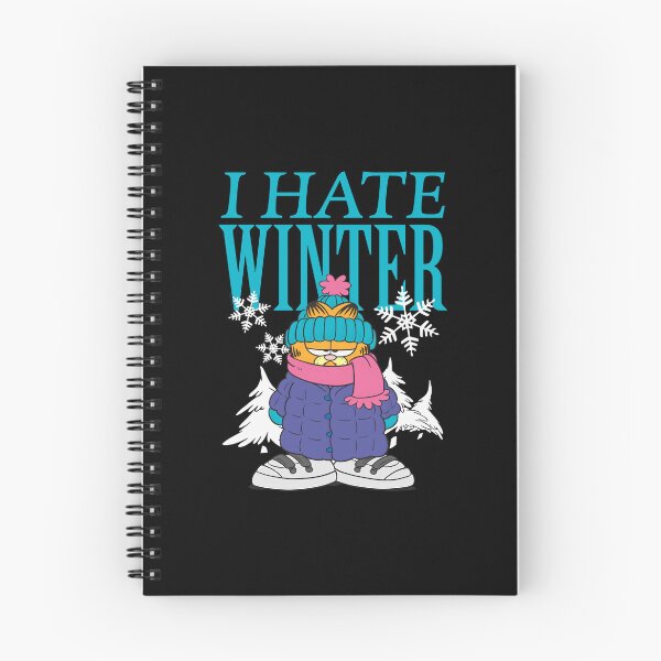 Item preview, I Hate Winter Bundled Up In Snow Retro Cartoon designed and sold by rebmanst.