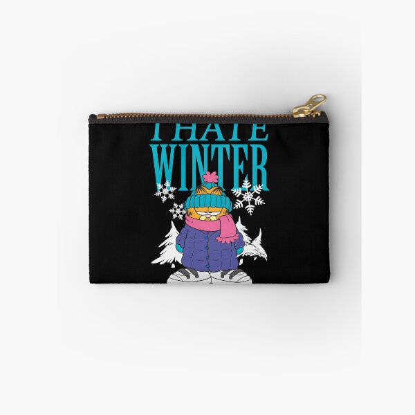 Item preview, I Hate Winter Bundled Up In Snow Retro Cartoon designed and sold by rebmanst.