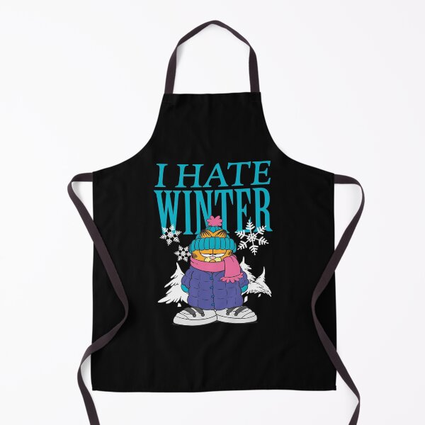 Item preview, I Hate Winter Bundled Up In Snow Retro Cartoon designed and sold by rebmanst.