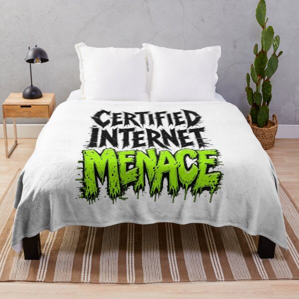 Item preview, Certified Internet Menace designed and sold by zakvisuals.