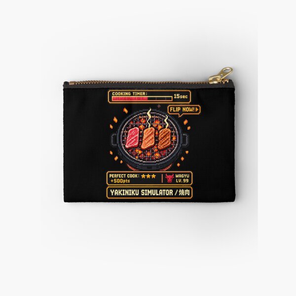 Item preview, Wagyu BBQ Retro Gaming Design | Japanese BBQ 8-Bit Gamer Graphic designed and sold by maaameee.