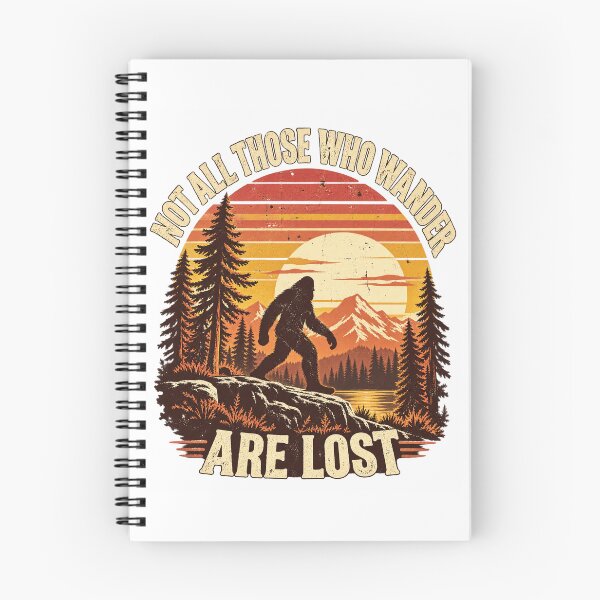 Item preview, Bigfoot Not All Who Wander are Lost Sasquatch Men Women Kids comfort colors gift designed and sold by PositivoC.