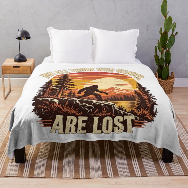 Item preview, Bigfoot Not All Who Wander are Lost Sasquatch Men Women Kids comfort colors gift designed and sold by PositivoC.