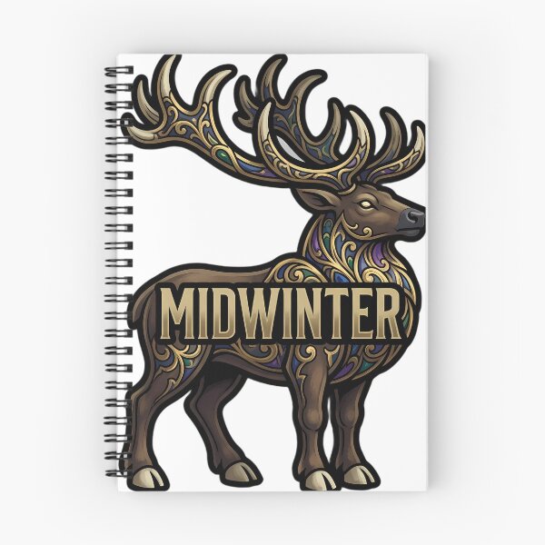 Item preview, Victorian Stag Emblem - Midwinter Gothic Art designed and sold by IllumeInk.