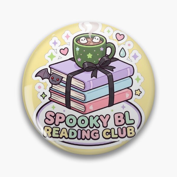 Item preview, Spooky BL Reading Club Cute Anime Manga Fan Sticker designed and sold by Kawaii-Drip.