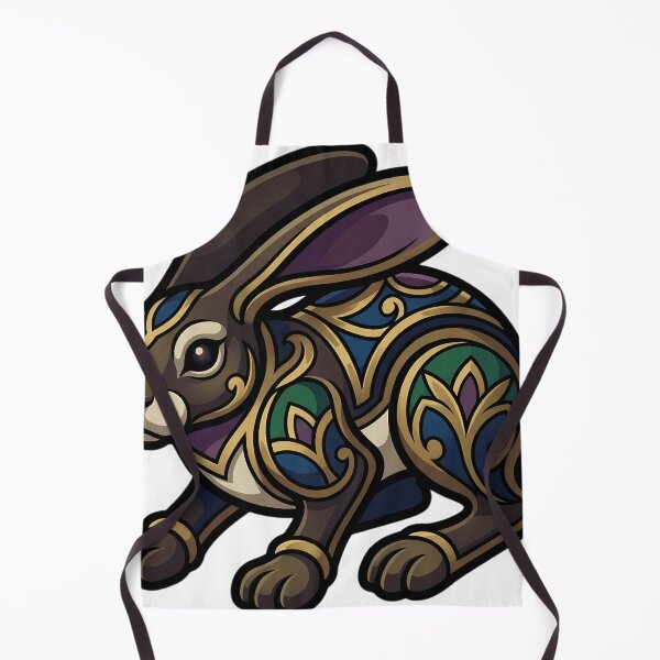 Item preview, Victorian Hare Emblem - Gothic Christmas Art designed and sold by IllumeInk.