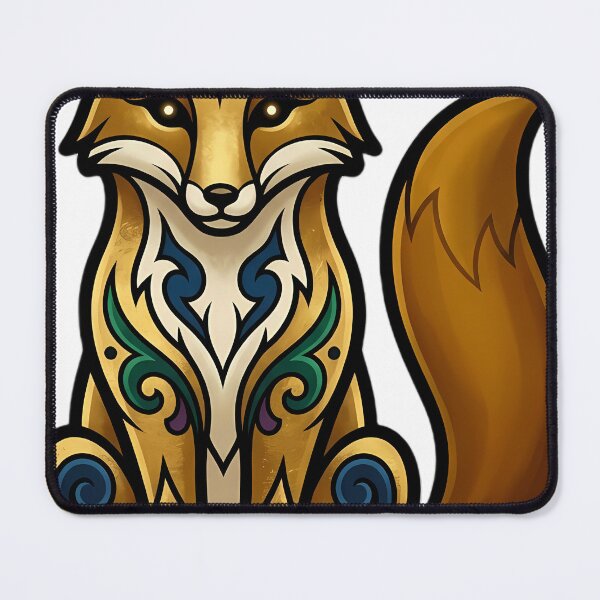 Item preview, Victorian Fox Emblem - Gothic Christmas Art designed and sold by IllumeInk.