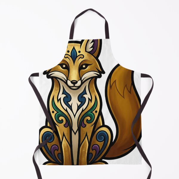 Item preview, Victorian Fox Emblem - Gothic Christmas Art designed and sold by IllumeInk.