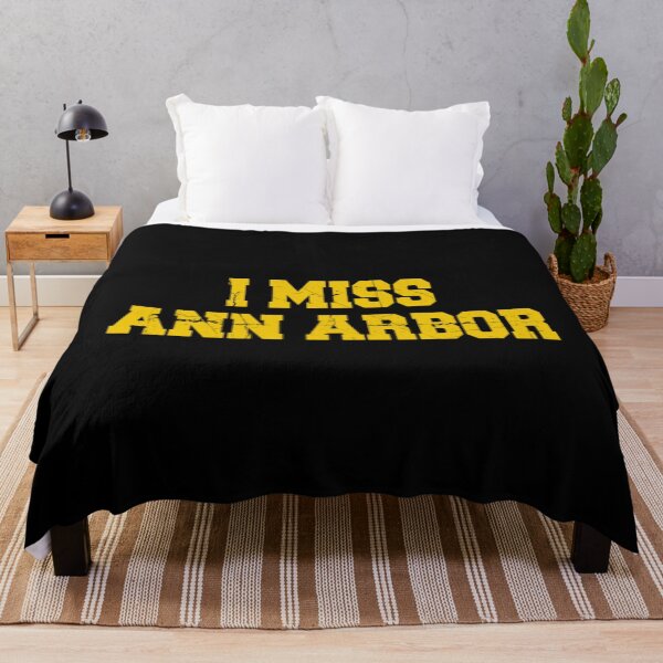 Item preview, I Miss Ann Arbor Michigan Retro Lettering designed and sold by PeaceTypo.