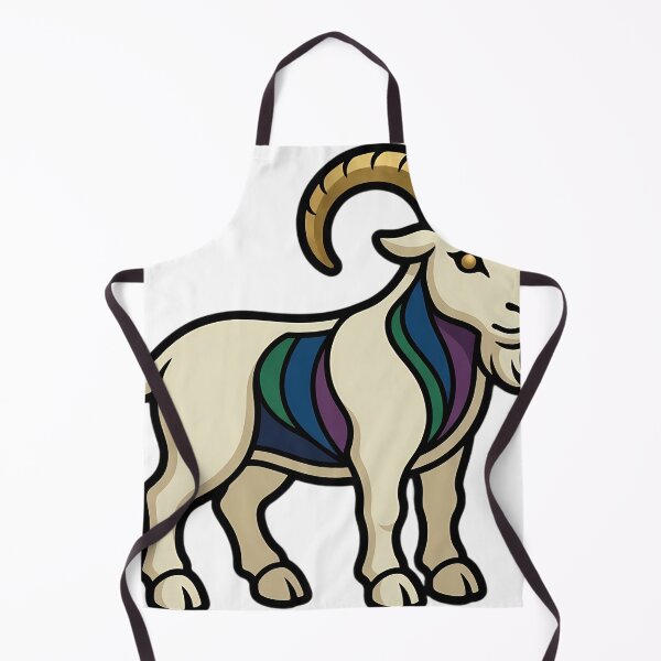 Item preview, Victorian Goat Emblem - Gothic Christmas Art designed and sold by IllumeInk.
