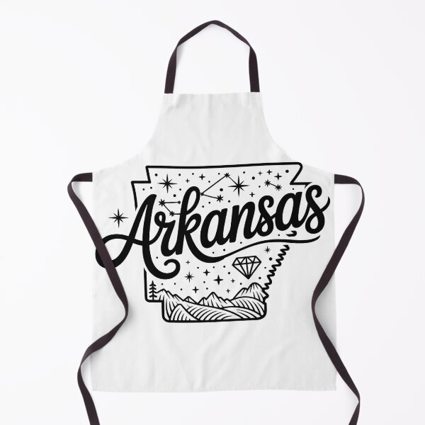 Item preview, Arkansas State Map Stars Diamond Script designed and sold by LoFizzy.
