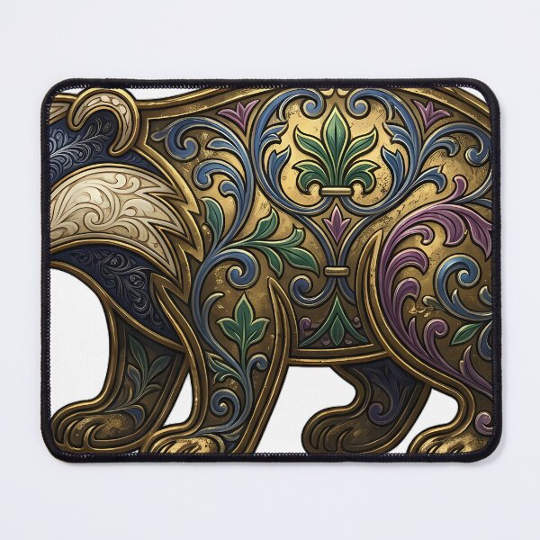 Item preview, Victorian Badger Emblem - Gothic Christmas Art designed and sold by IllumeInk.